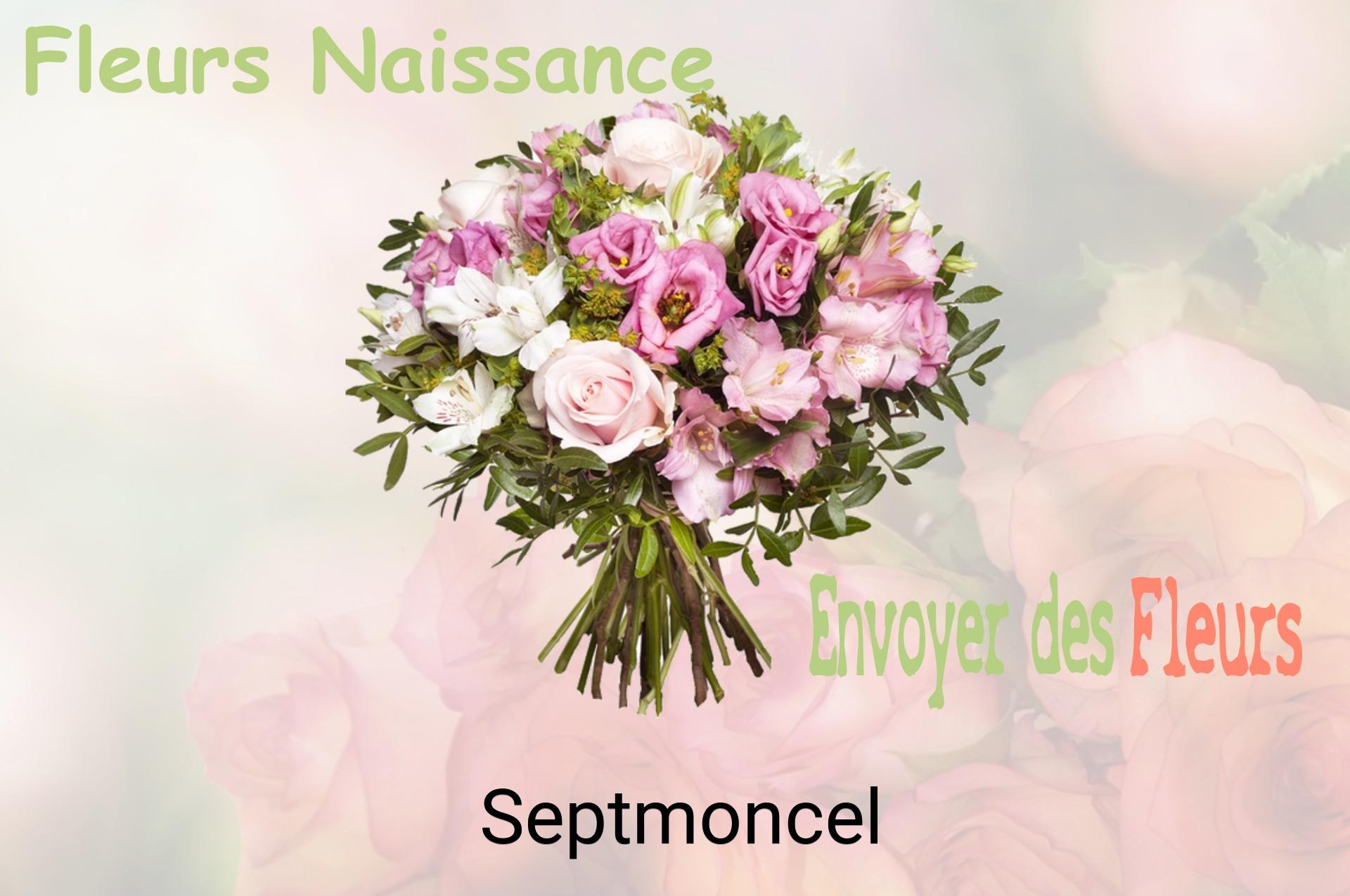 Bouquet de fleurs de naissance livré à Septmoncel